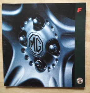 MG MGF orig 1995 UK Mkt Large Format 32 Page Prestige Sales Brochure - 1.8i VVC - Picture 1 of 12
