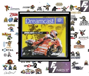 DUCATI WORLD SEGA DREAMCAST WHITE LABEL PROMO PRESS VERSION PAL UK. - Imagen 1 de 3