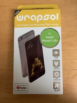 Wrapsol Strongest Protective Film Wrap For Apple IPhone 7 Plus/ 8 Plus - Image 1 of 4