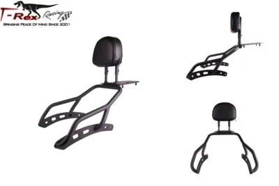 Portaequipajes T-Rex Racing 2015-2024 Kawasaki Vulcan S 650 respaldo barra de agarre Foto 1 de 4