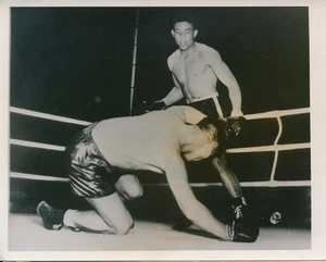 Boxe 1952 - Randy Turpin - Don Cockell  Boxeurs Combat à Londres - PR 690 - Picture 1 of 2