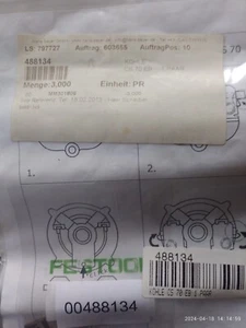 Festool Kohlebürsten 488134 / 1 Paar/ f. CS70EB - Bild 1 von 1