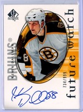 2005-06 SP Authentic Future Watch #138 Kevin Dallman RC AUTO /999 - BRUINS