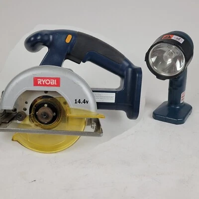 Ryobi 14.4v 5-1/2" in. Circular Saw Model RY6201 (Tool Only) + FL1400 Flashlight - Image 1 of 4