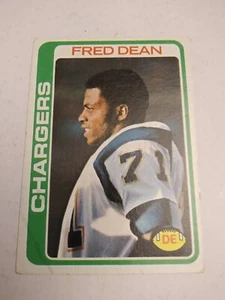 1978 Topps #217 Fred Dean Football San Diego Chargers - Picture 1 of 2