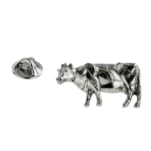 Cow Design Pewter Lapel Pin Badge XWTP147 - Picture 1 of 1