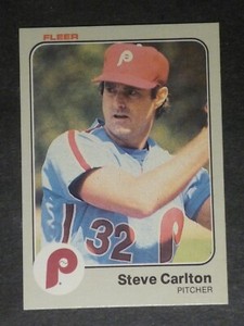 1983 Fleer Steve Carlton #155 Phillies NM/MT or Better 001