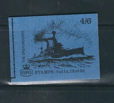 Great Britain / Ships - The Dreadnought , Booklet Issue  July 1969 Cover