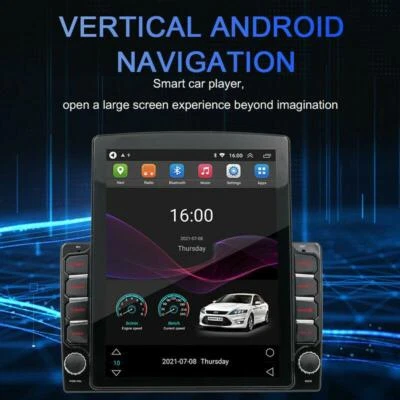 Reproductor MP5 2Din Android 9.1 GPS 9.7" Radio Coche Estéreo Navegación WiFi Para Apple/Android Foto 1 de 4