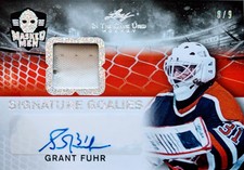 🔥#/9 GRANT FUHR AUTOGRAPH RELIC 2022-23 Leaf In the Game Used ITG Signature 🔥