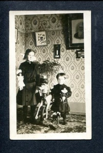 RPPC  Children With ChristmasToys - Prob From Nashua, Iowa or Chickasaw Co. Iowa - Picture 1 of 2