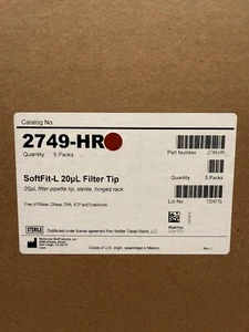 Puntas de pipeta filtradas Thermo Fisher 2749-HR 20uL SoftFit-L 20 l - Imagen 1 de 1