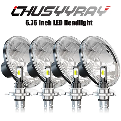 4X 5.75" LED Headlights For Chevrolet	Corvette 4.6L 5.3L 5.4L 5.7L 1959-1981 - Image 1 of 4