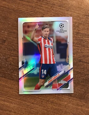 Marcos Llorente 2020-21 Topps Chrome UEFA Champions Refractor #54 Atletico  - Image 1 of 2