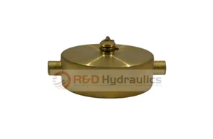 Adaptador de hidrante contra incendios | Tapa con cadena | 1-1/2" | Mujer NST/NH | Latón - Imagen 1 de 2