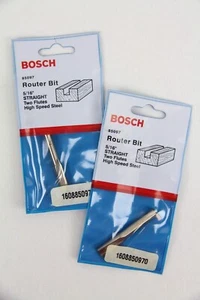 Bosch Router Bits 5/16 Straight 2 Flutes High Speed Steel Lot Of 2 - Picture 1 of 3