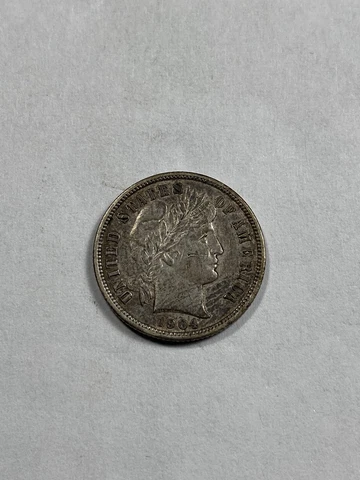 1904 Barber Dime Cover