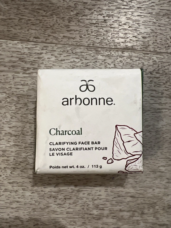 Barra facial clarificadora carvão Arbonne 4 oz./113 g nova lacrada - Imagem 1 de 1