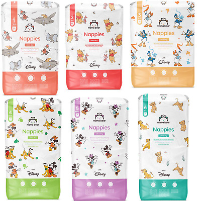 Mama Bear Disney Baby Nappies Size 1 To 6 Monthly Savings Pack Ultra Dry Nappy. • 9.99£