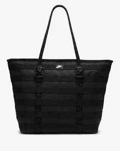 Nike Sportswear RPM Tote (26L) Black White Cord Zipper Bag Travel FJ0439 010 - Picture 1 of 8