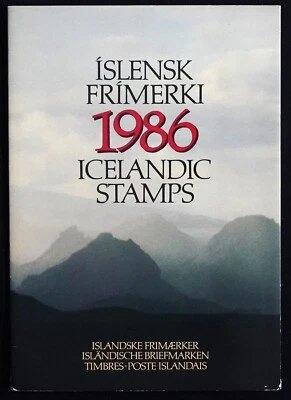 ZAYIX Islandia Año Oficial Set 1986 MNH En Carpeta Presentación 051723SL02 Foto 1 de 4