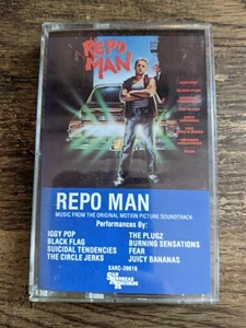 Repo Man Soundtrack Rare Cassette Tape Punk Black Flag Iggy Pop Free Shipping - Picture 1 of 6