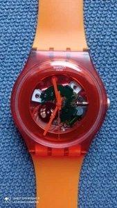 Swatch New Gent Lacquered Red Lacquered Suor101 - Picture 1 of 17