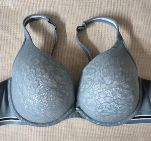 Lane Bryant Cacique Lightly Lined Full Coverage Seafoam Lace Underwire Bra 44C - Picture 1 of 12