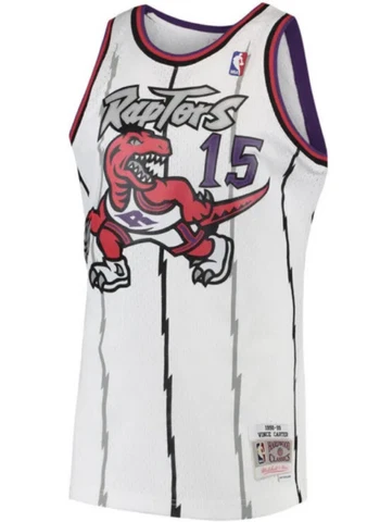 Vince Carter Toronto Raptors Mitchell Ness Swingman Home Jersey Men’s XL $130 Cover