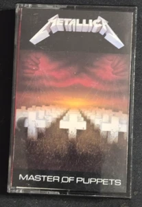METALLICA - MASTER OF PUPPETS - CASSETTE TAPE - ALBUM - 1986 - CLIFF BURTON - Picture 1 of 6