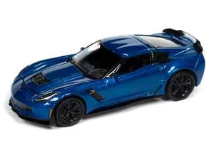 AWSP165B Auto World 2019 Chevrolet Corvette Z06 (Elkhart Lake Metallic) 1:64 Die - Picture 1 of 1