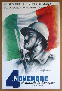 Cartolina "4 NOVEMBRE - MILITARIA IN EUROPA - ROMA/EUR" - 4/10 Novembre 1990 - Picture 1 of 2