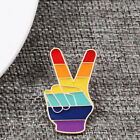 5 Pcs Rainbow Lgbt Brooch Homosexual Badge Corsage Heart-shaped