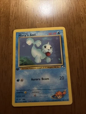 Pokémon 1st Edition Gym Heroes Misty’s Seel 88/132 Near Mint - Image 1 of 2
