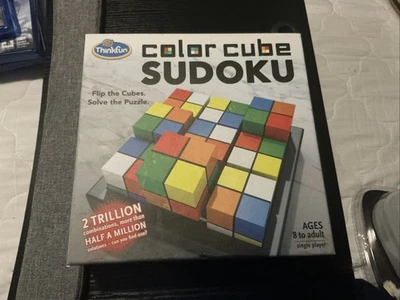 Think Fun Color Cube Sudoku Game New Sealed - Image 1 of 2