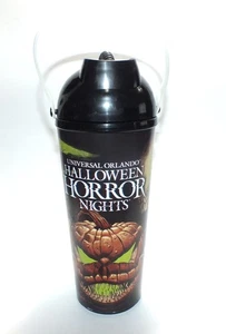 Universal Studios Orlando Halloween Horror Nights 2018 Souvenir Tumbler W/ Straw - Picture 1 of 24