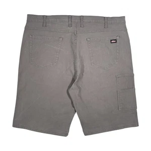 Dickies Grey Regular Fit Canvas Carpenter Shorts W40 Workwear Cargo Jorts Skater - Picture 1 of 8