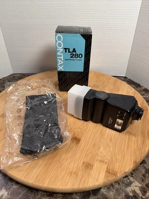 [ MINT in Box w/ Case ] Contax TLA 280 Flash for Contax From JAPAN - Image 1 of 4