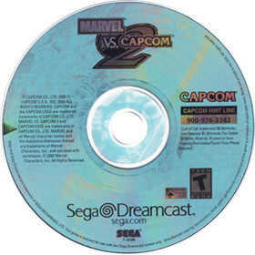 Marvel Vs. Capcom 2, (Dreamcast)