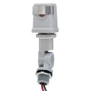 INTERMATIC K4223C Photocontrol, Stem and Swivel, Gray 20XE98 - Picture 1 of 1