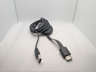 Google Chromecast 3rd Gen HD Media Streamer - 1080p Charcoal - VGC With Cable - Image 1 of 3