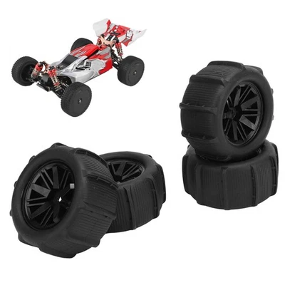 4x RC Auto Strand Reifen Gummi RC Wüste Für 144001 1/14 1/16 RC C - Bild 1 von 4
