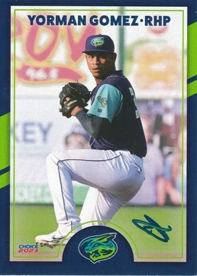 Yorman Gomez Signed IP 2023 Lynchburg Hillcats Card #11 Cleveland Guardians! - Image 1 of 2