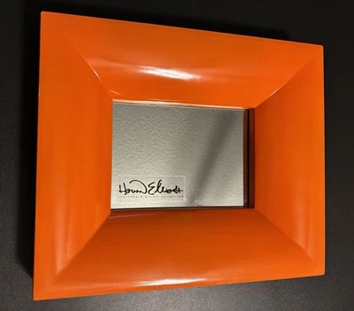 Настенное зеркало/рамка для картины Howard Elliott оранжевое квадратное подвесное конфетное зеркало - Изображение 1 из 4