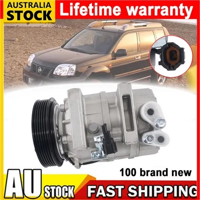 New AC Compressor For Nissan Xtrail T30 2.5 QR25 Petrol AU - image 1 of 4