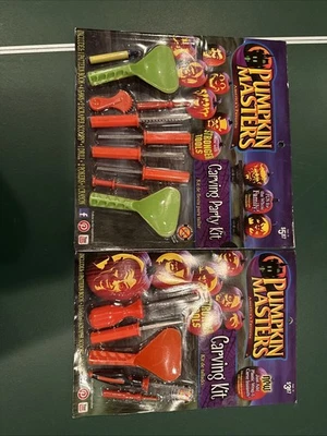 Kit de fiesta tallado maestros calabaza seguro herramientas fáciles decoración de Halloween Foto 1 de 3