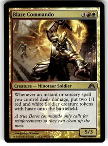 Blaze Commando Dragon's Maze FOIL MTG - Picture 1 of 2