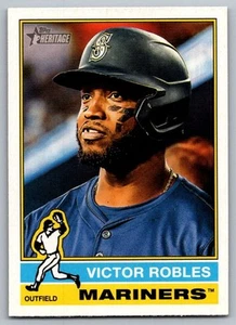 2025 Topps Heritage Victor Robles Seattle Mariners #268 - Picture 1 of 2