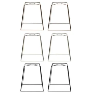 Pair of Glass Lantern Easy Fit Ceiling Light Shade Living Room Bedroom Lights - Picture 1 of 26