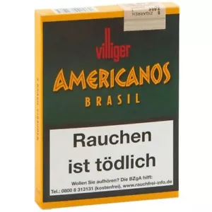 Zigarren VilligerAmericanos Brasil 10 Packungen je 5 Brasil Cigarren - Bild 1 von 1